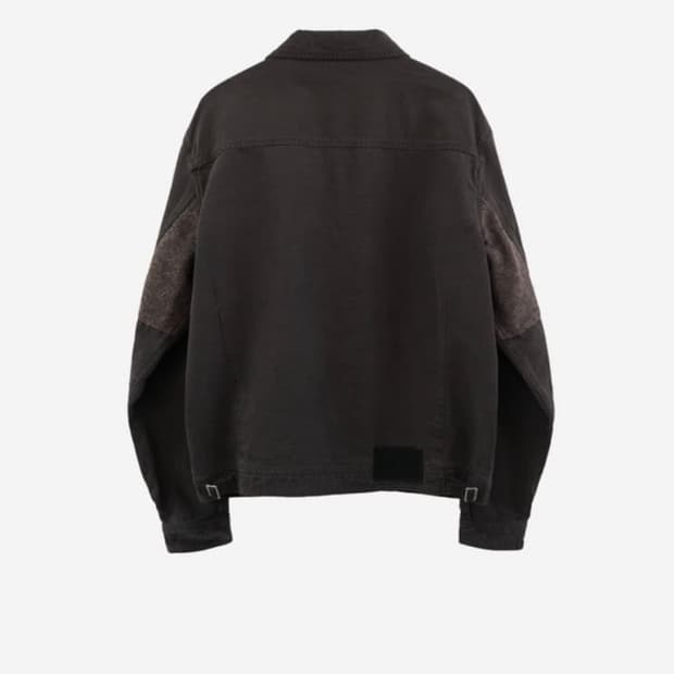 폴리테루 유즈드 트러커 자켓 브라운 4 (페이즐리 패치드)