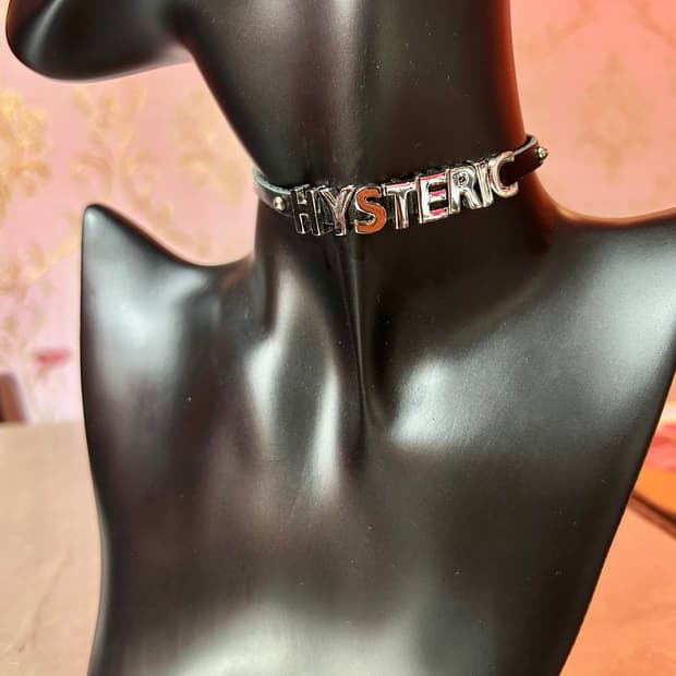 hysteric glamour 히스테릭 글래머 로고 초커