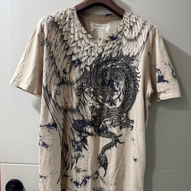 버커루 드래곤 바이타투 티셔츠 XL