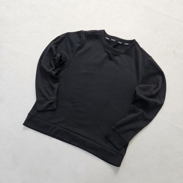 M 게스 여성 기모 라운드 맨투맨 0323Y