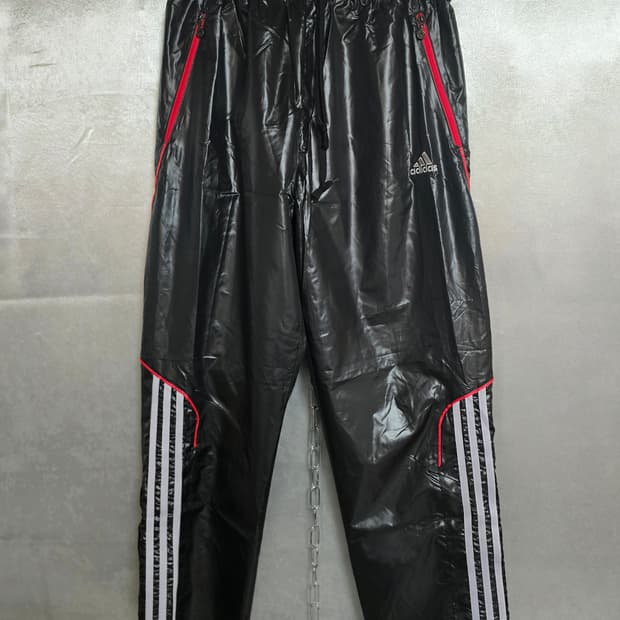 아디다스 유광 우븐 팬츠 XL