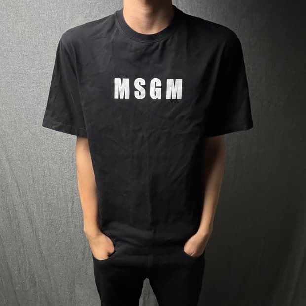 msgm 빅로고 반팔