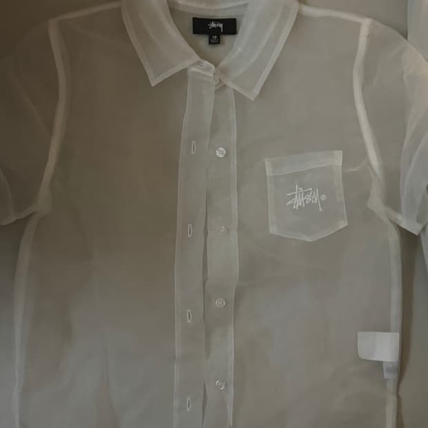 스투시 마일로 쉬어 셔츠 xs