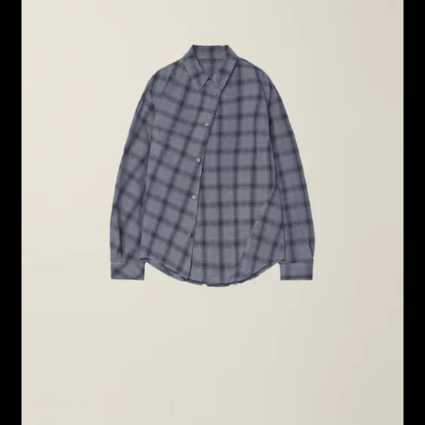 누마레ee WOMENS GARMENT DYED CURVED CHECK S