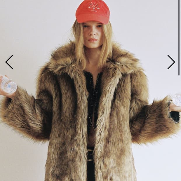 데어드 브라운 폭스퍼자켓 새상품(작년버전)