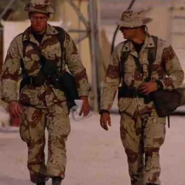 오리지날 90's 미군 지급용 걸프전 사막육색 BDU 바지