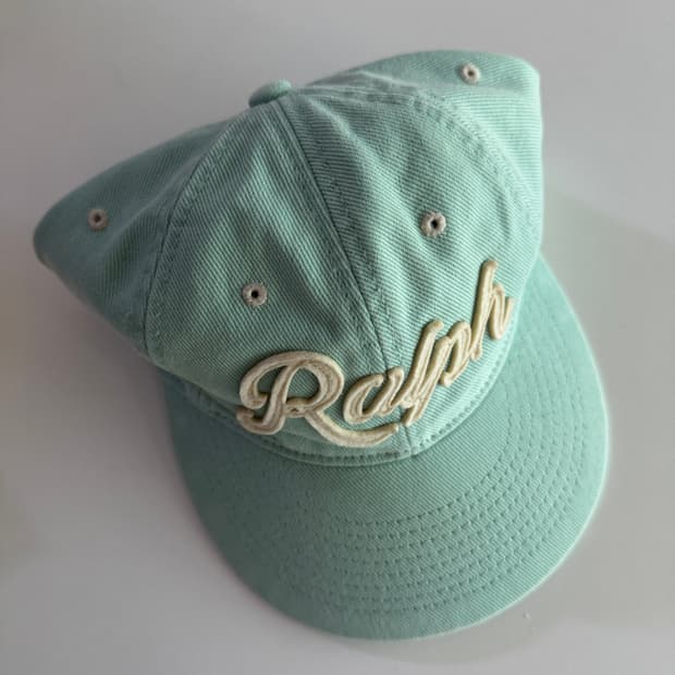 랄프로렌 폴로 아플리케 트윌 볼캡 모자