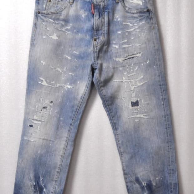 디스퀘어드/남성디스트로이드팬츠(허리30)