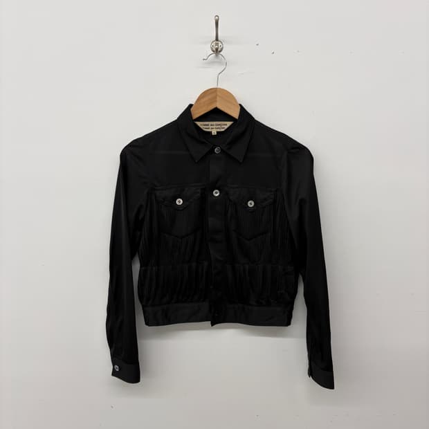 꼼데가르송 블랙 셔츠 자켓 여XS