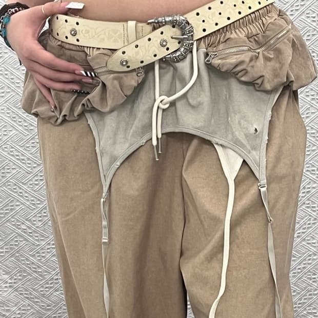 빈티지 컨트리 웨스턴 스트릿 펑크 큐빅 고딕 벨트 C10288