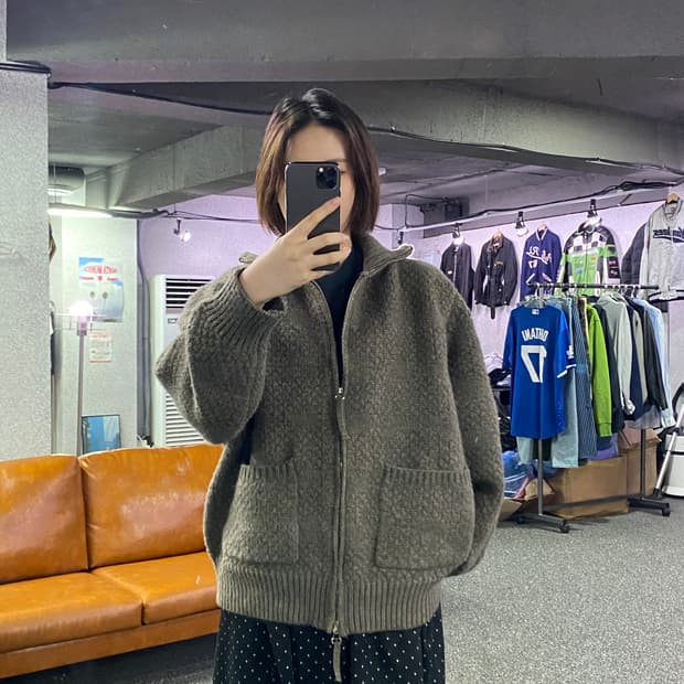 Alov 패턴 풀오버 투웨이 스웨터 B2870