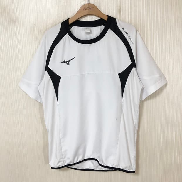 미즈노(MIZUNO) 빅로고 반팔풀오버/우븐피스테/윈드셔츠 L