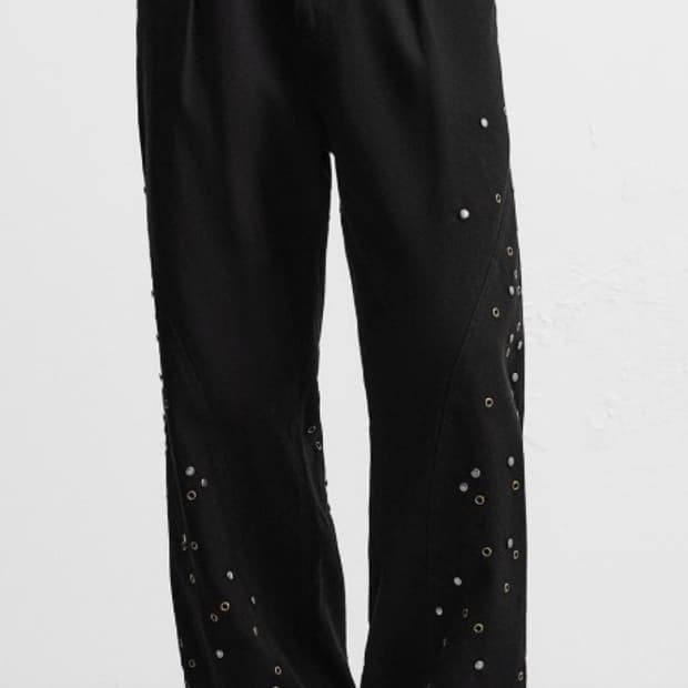 Andersson Bell x Zara 릴렉스핏 스터드 팬츠