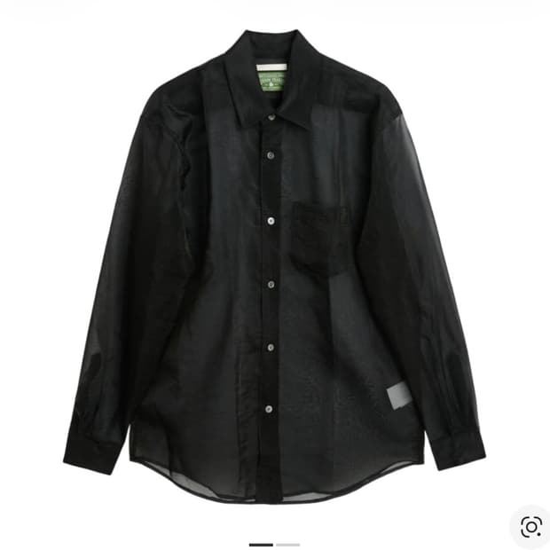 [XL/새상품]아워레가시 데님티어스 투팍 이니셜셔츠 블랙 