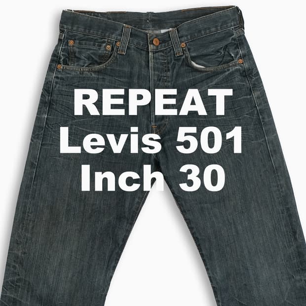 빈티지 리바이스 501 진청 30 인치 LV50133512