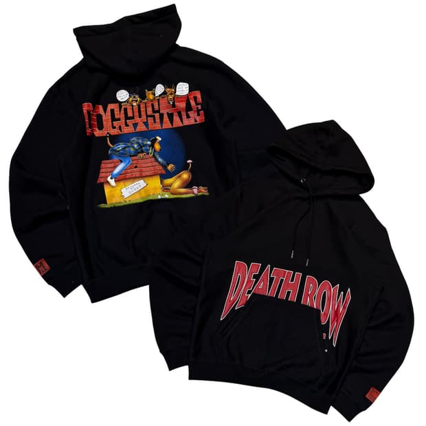DEATH ROW RECORDS 스눕독 도기스타일 힙합 후드티