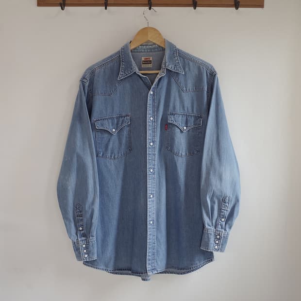 90's Levi's Denim Western Shirt