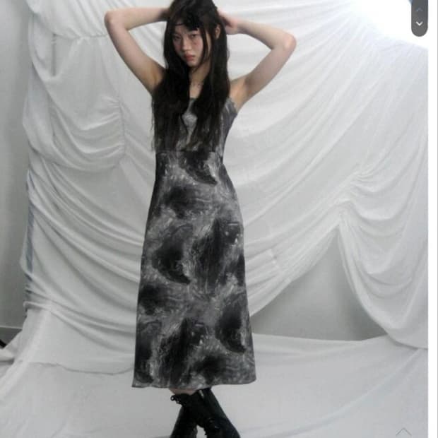 루루서울 미드나잇 롱 원피스 
