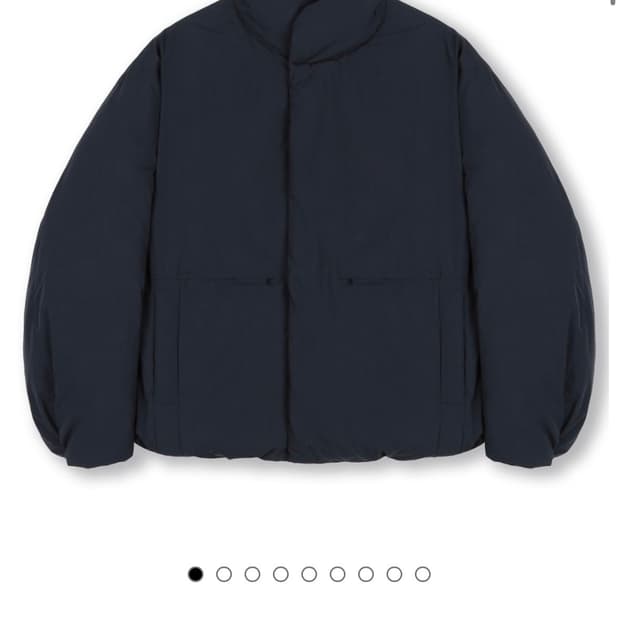 비슬로우 미니멀 다운 패딩 (새상품)