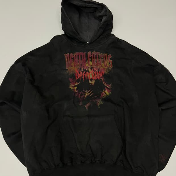 언더마이카 왁스 오버핏 후디