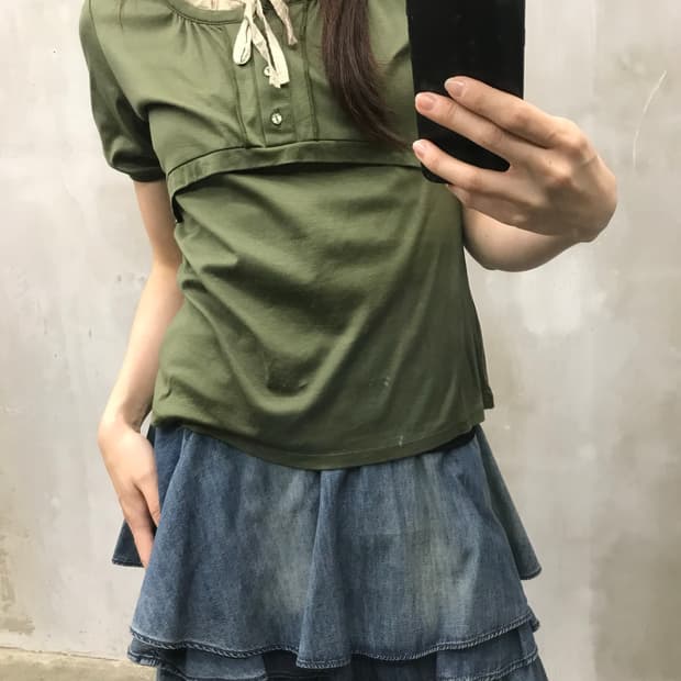 Frill half top