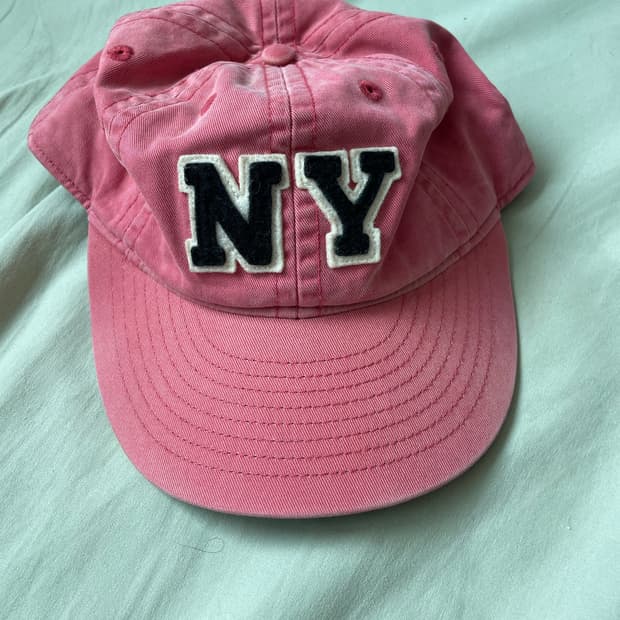 폴로 랄프로렌 ny 핑크볼캡