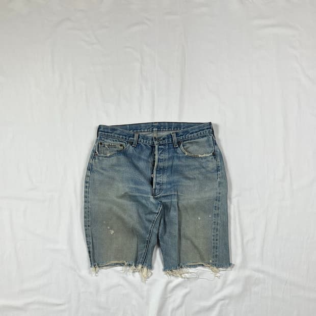 80’s 리바이스 levis 501 데님 쇼트팬츠 청반바지