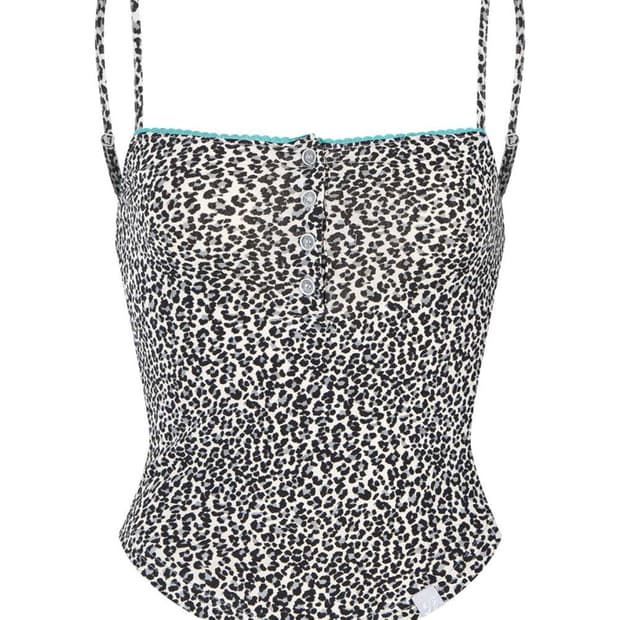플노팔 리리 레오파드 탑 riri leopard top