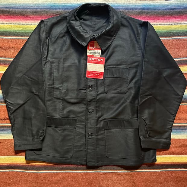 Dead Stock black french molskin work JK