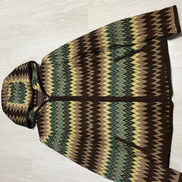 빈티지 니트후드집업 여성M