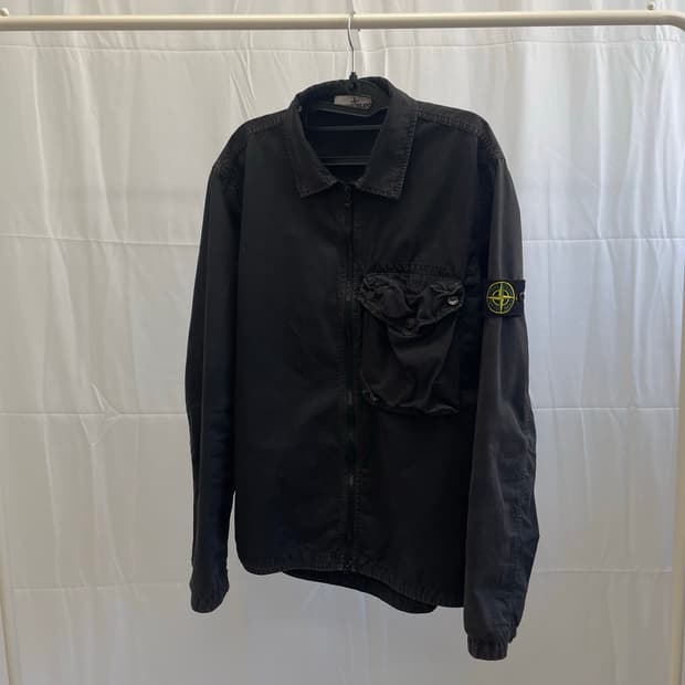 스톤아일랜드 올드이펙트 오버셔츠 [XL] 