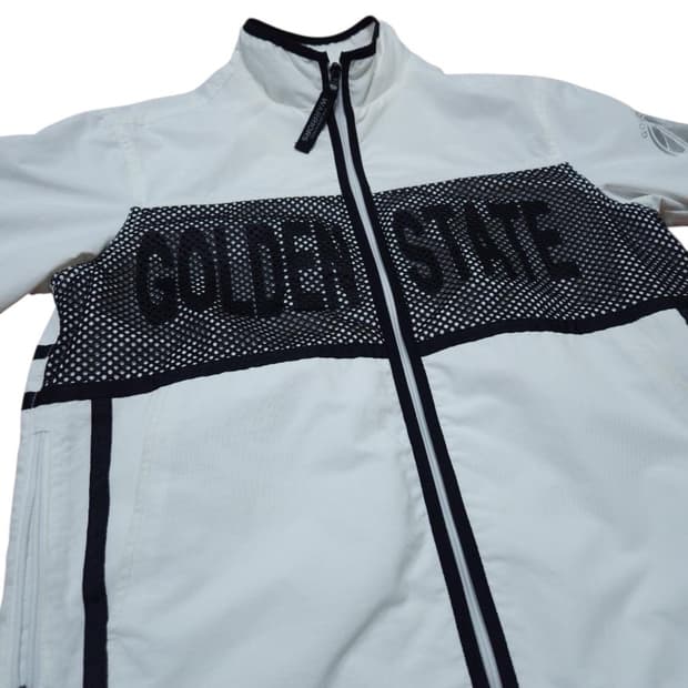 바배) NBA 골든스테이트 워리어스 메쉬 배색 바람막이