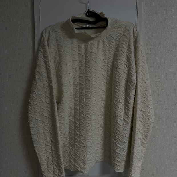 vintage ivory shirring Tshirt