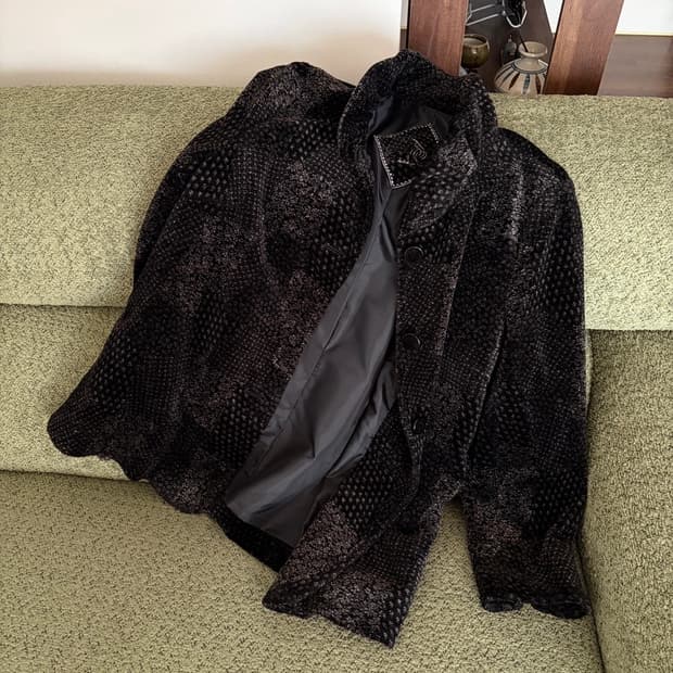 velour jacket