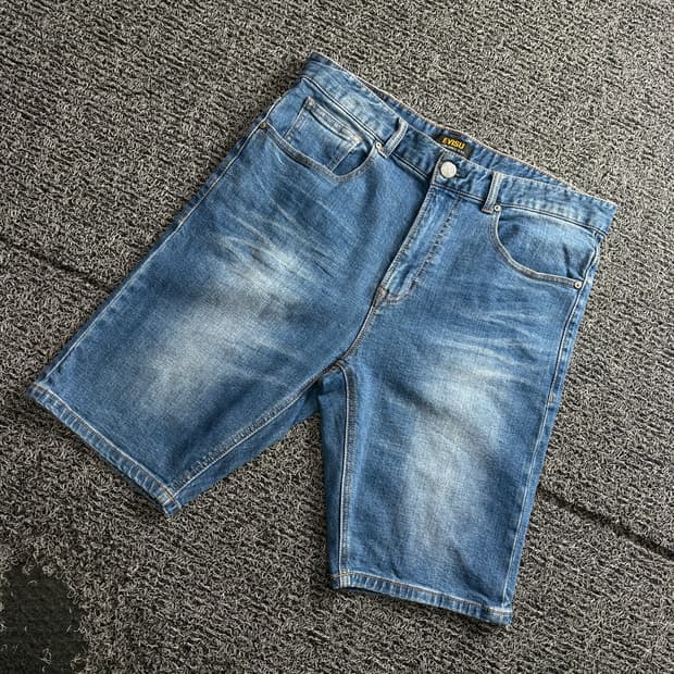 에비수 아카이브 시그니처 버뮤다 데님 팬츠 3493