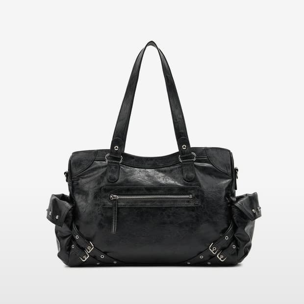 🎀다이닛 스터드 포켓 빅백 블랙🎀