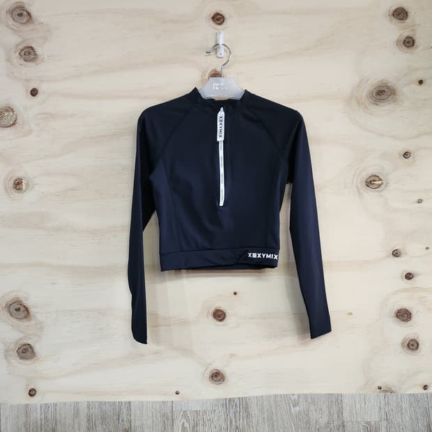 694) 젝시믹스 크롭 레쉬가드