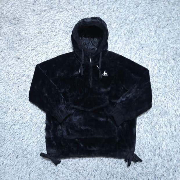 르꼬끄) XS(95~) 여자 오버핏 아크릴 밍크퍼 아노락 / 왕눈이샵