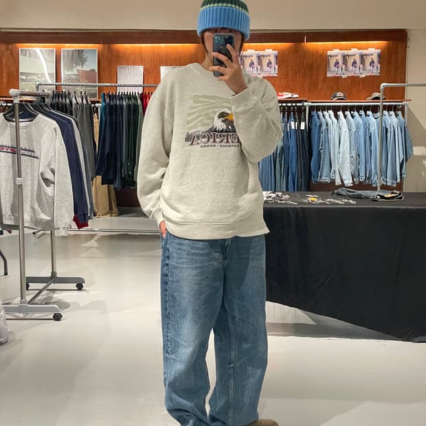 Vintage eagle sweat shirt 