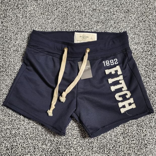 아베크롬비 면 로고자수 핫팬츠
