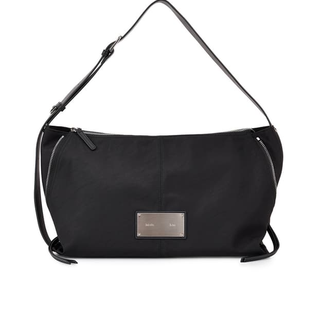 마뗑킴 숄더백 SIDE ZIPPER FABRIC SHOULDER BAG