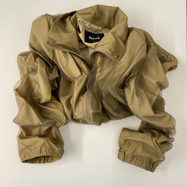 Zucca 네트 레이어 나일론 트랙탑