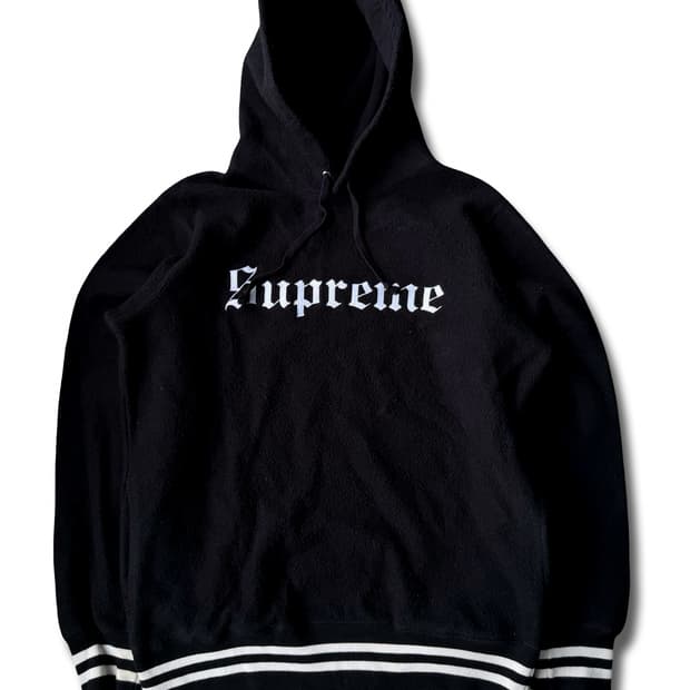 슈프림 16FW 리버스 플리스 후드 스웨트셔츠