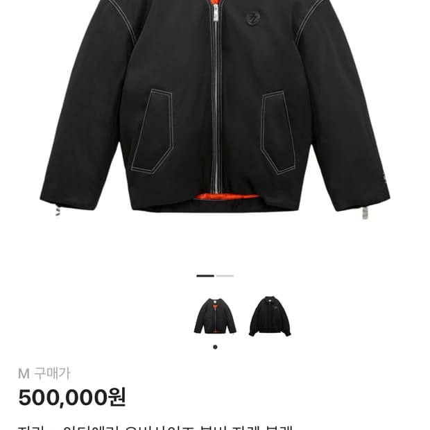 자라 아더에러 봄버 s 사이즈