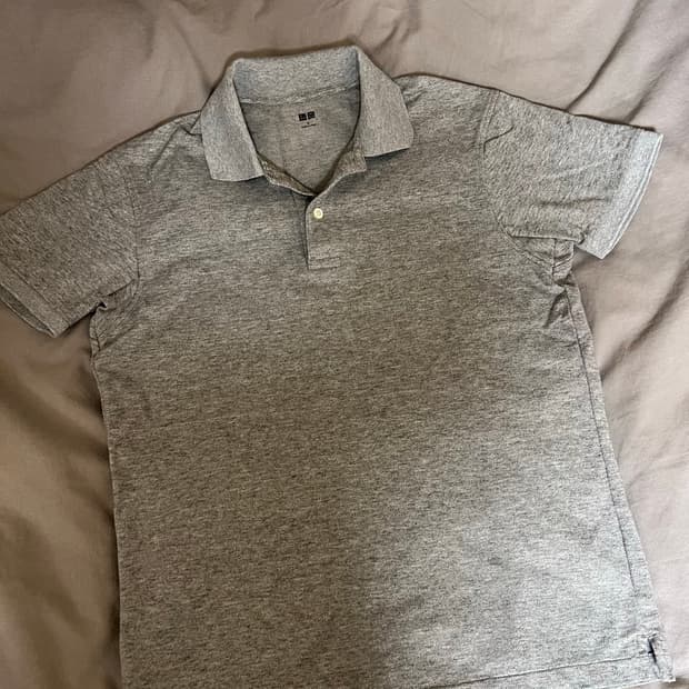 유니클로 카라티 pk티 그레이 M 95