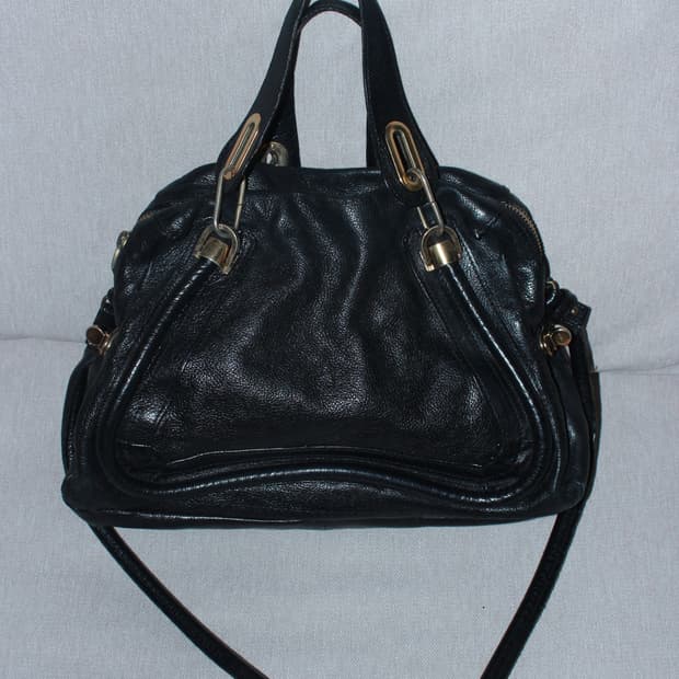 Chloe paraty bag black (dust bag o)