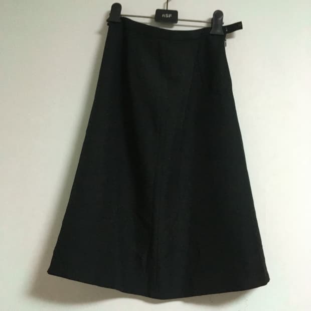 일제 빈티지 미디 스커트