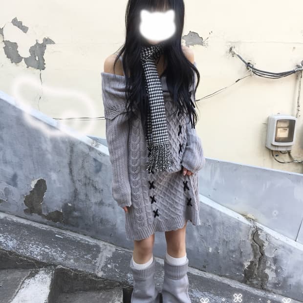 액시즈팜 오프숄더 원피스