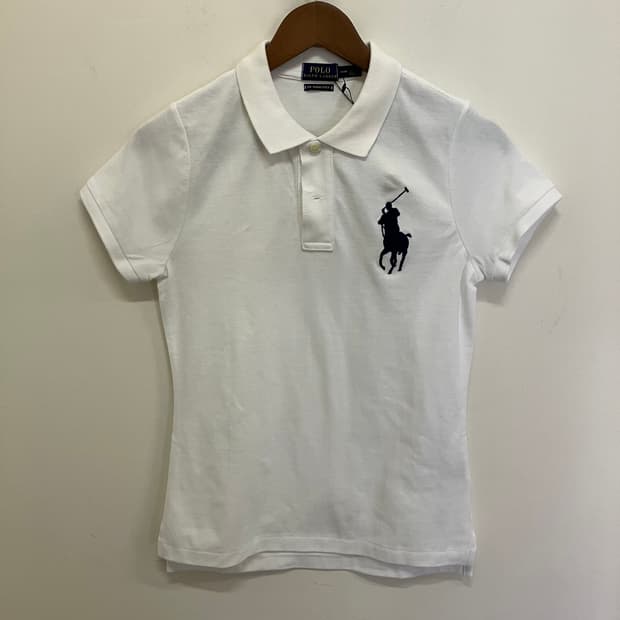 N280 폴로 빅포니 카라 반팔 pk 화이트