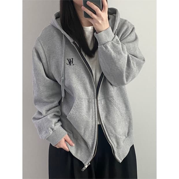 우알롱 후드집업